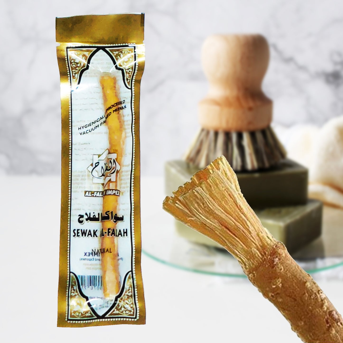 Miswak Siwak Holz Zahnbürste