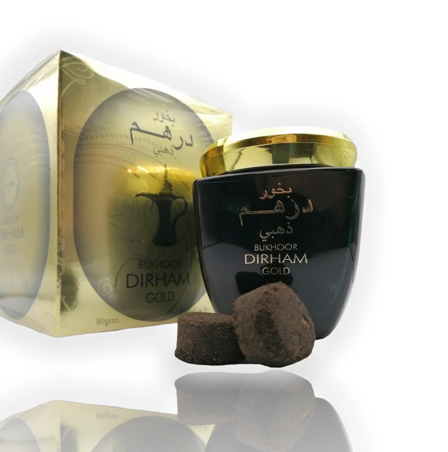 Dirham Gold Weihrauch Bakhour 80g